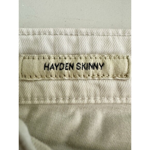 Lucky Brand Skinny Jeans Women's Size 10/30 White Hayden SKINNY Pants Light Wash - Picture 10 of 15